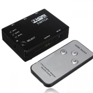 Switch HDMI 3 Ingressi 1 Uscita con Telecomando